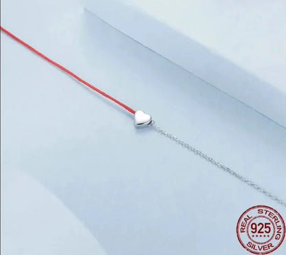 925 Sterling Silver Fashion Heart Bracelet