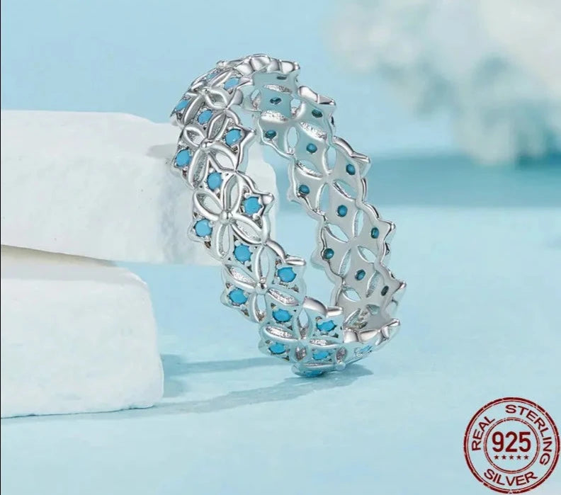 925 Sterling Silver Turquoise Ring