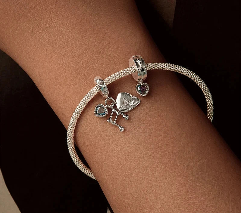 925 Sterling Silver Rock Music Pendant