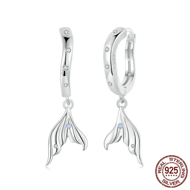 925 Sterling Silver Hoop Earrings