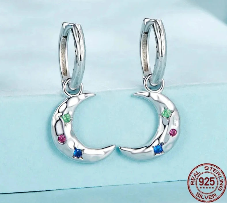 925 Sterling Silver Huggie Earrings