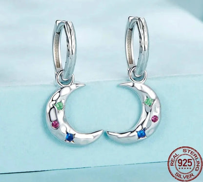 925 Sterling Silver Huggie Earrings