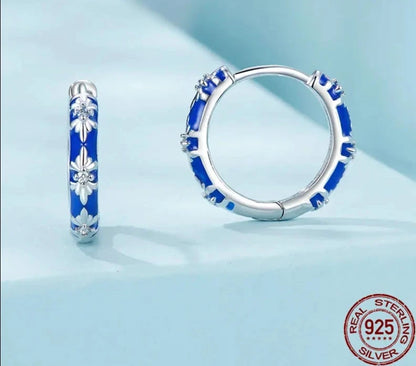 925 Sterling Silver Hoop Earrings