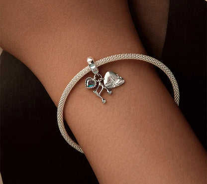 925 Sterling Silver Rock Music Pendant