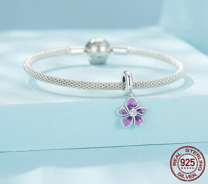 925 Sterling Silver Four-Leaf Clover Charms - TEA LU SHOP