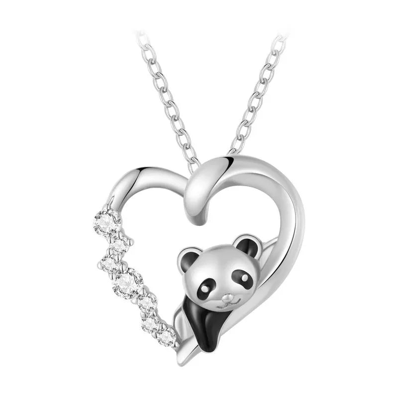 925 Silver Panda Necklace