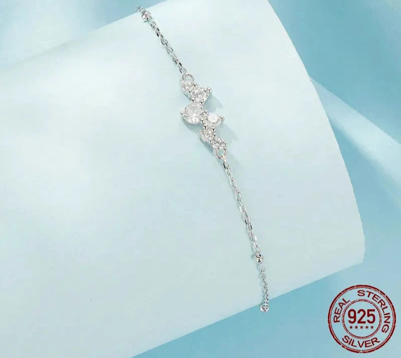 925 Sterling Silver Starry Chain Bracelet