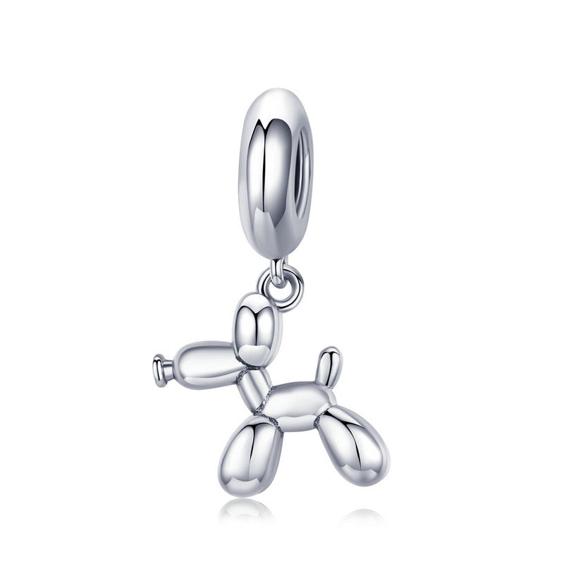 925 Sterling Silver Dog Charms - TEA LU SHOP