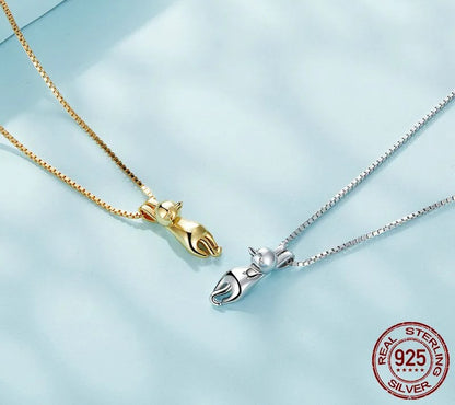 925 Sterling Silver Cute Animal Necklace - TEA LU SHOP