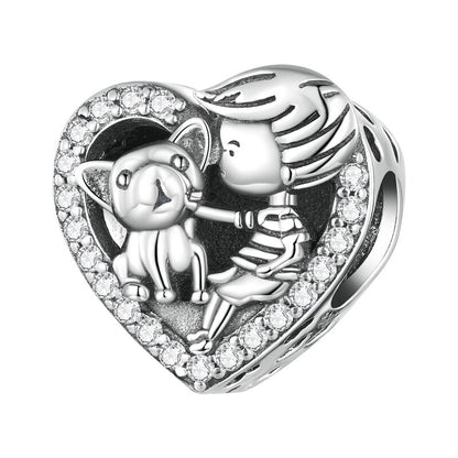 Sterling Silver Angel Baby Pendant
