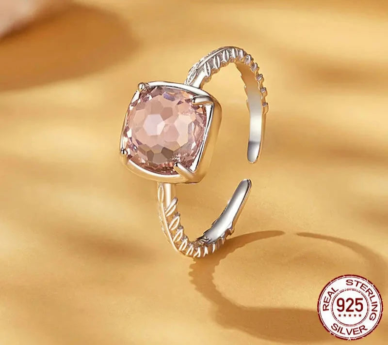 925 Sterling Silver Solitaire Engagement Ring