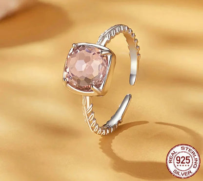 925 Sterling Silver Solitaire Engagement Ring