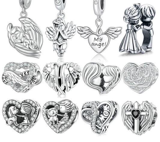 Sterling Silver Angel Baby Pendant