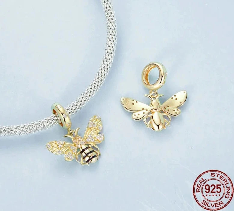 Gold Plated Bee Charm