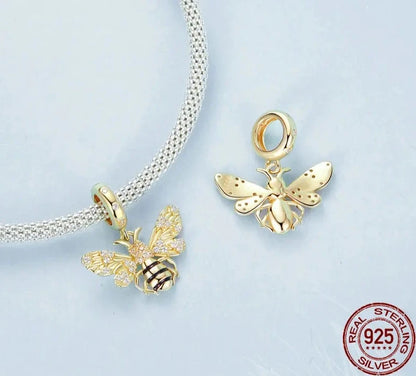 Gold Plated Bee Charm