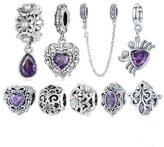 925 Sterling Silver Vintage Charms - TEA LU SHOP
