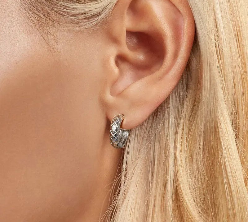 925 Sterling Silver High Polished Round Hoop Earrings - Shine Bright Store