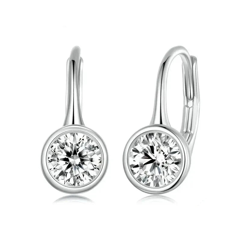 925 Sterling Silver Classic Hoop Earrings