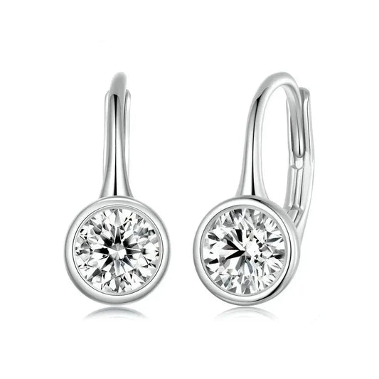 925 Sterling Silver Classic Hoop Earrings