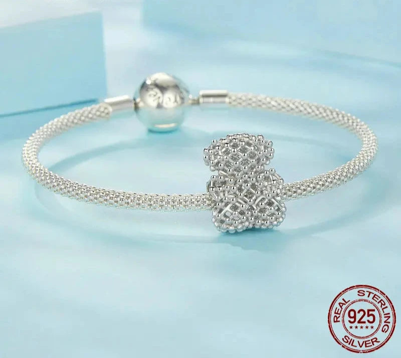 925 Sterling Silver Bear Charm