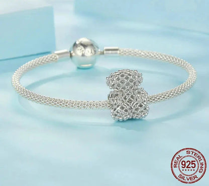 925 Sterling Silver Bear Charm