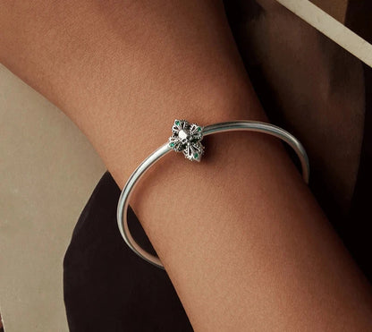 925 Sterling Silver Skull Cross Charm
