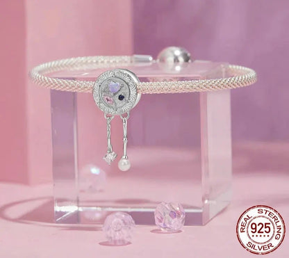925 Sterling Silver Romantic Tableware Charm