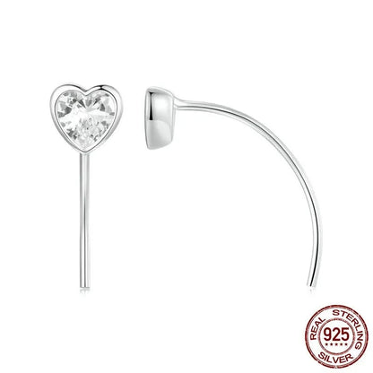 Hypoallergenic Heart Stud Earrings