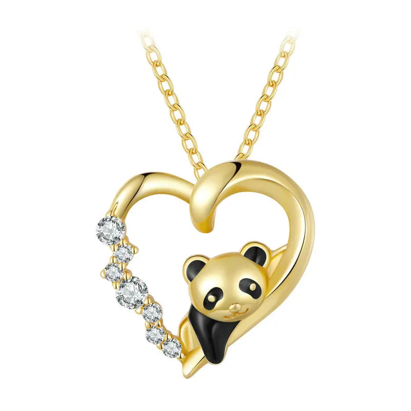 925 Silver Panda Necklace