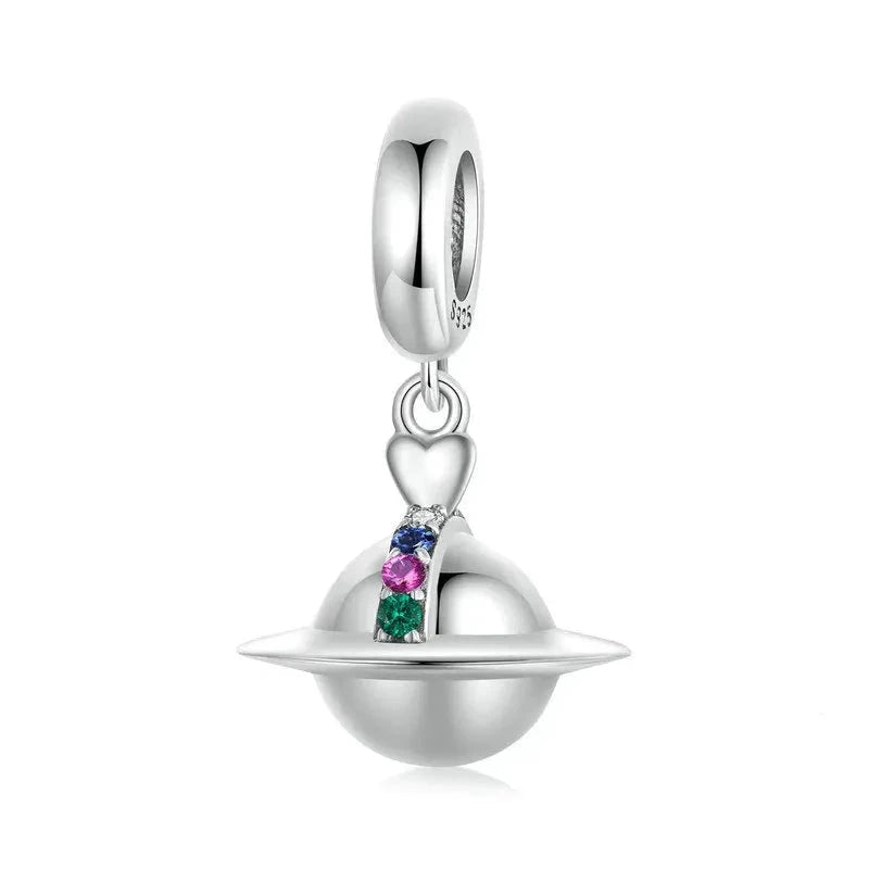 Planet Pendant for Bracelet and Necklace