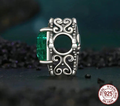 925 Sterling Silver Skull Cross Charm