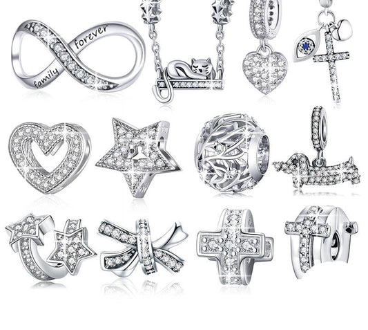 925 Sterling Silver Charms - TEA LU SHOP