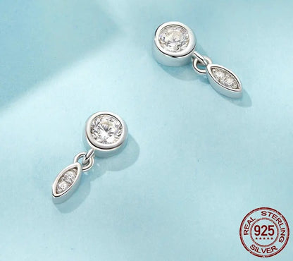 925 Sterling Silver Minimalist Tassel Stud Earrings - Shine Bright Store