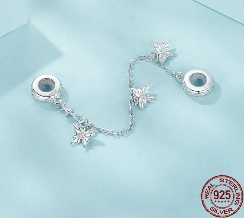 Butterfly Safety Chain Charm