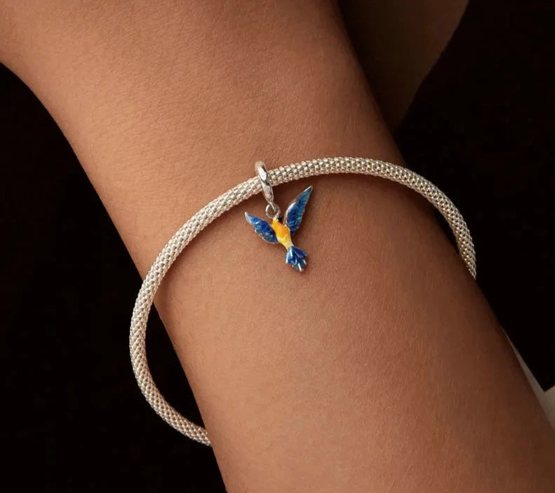 Flying Bird Pendant Dangle Charm