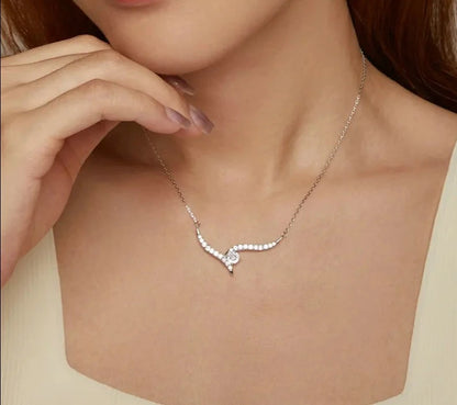925 Sterling Silver Minimalist Line Necklace