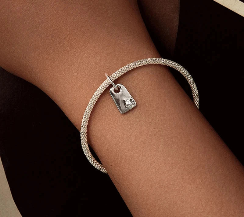 925 Sterling Silver Board Charm