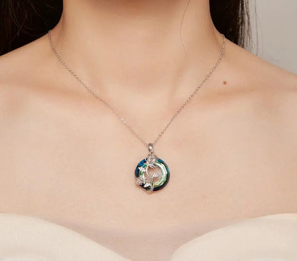 925 Sterling Silver Necklace with Pendant - TEA LU SHOP
