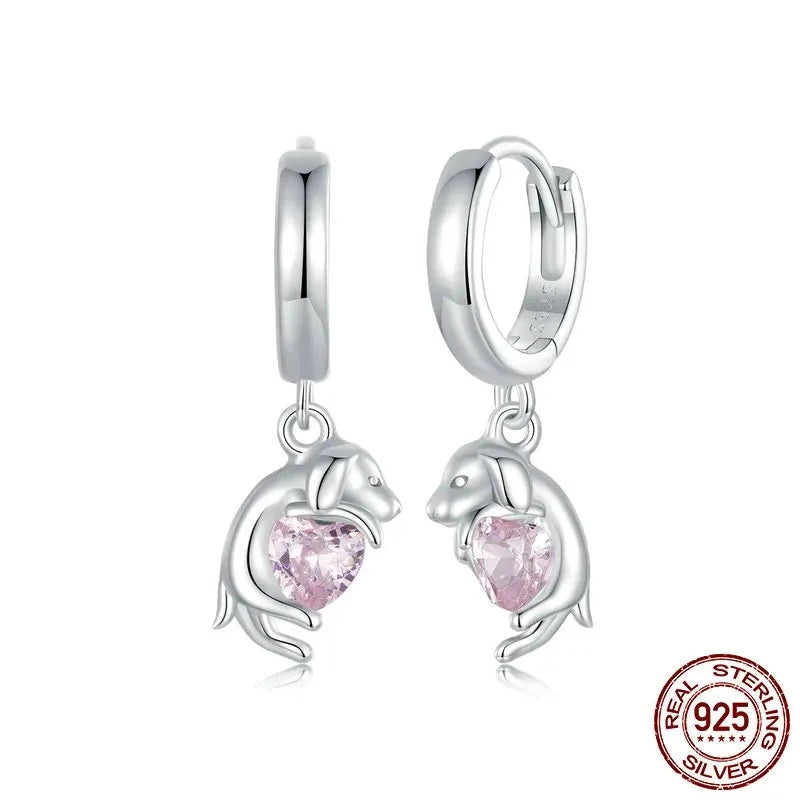 Cute Golden Retriever Dangle Earrings