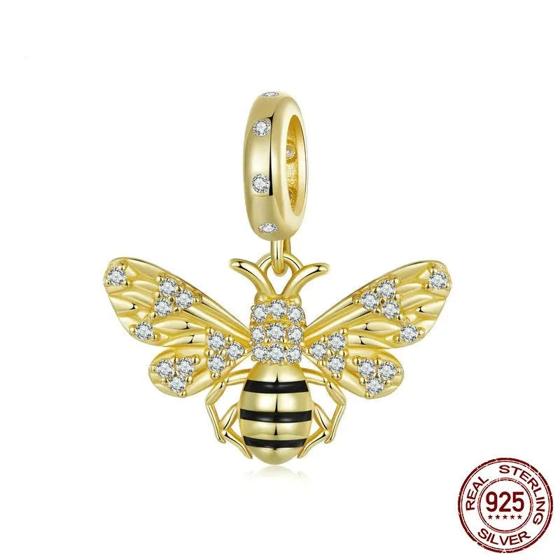 Gold Plated Bee Charm