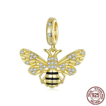 Gold Plated Bee Charm