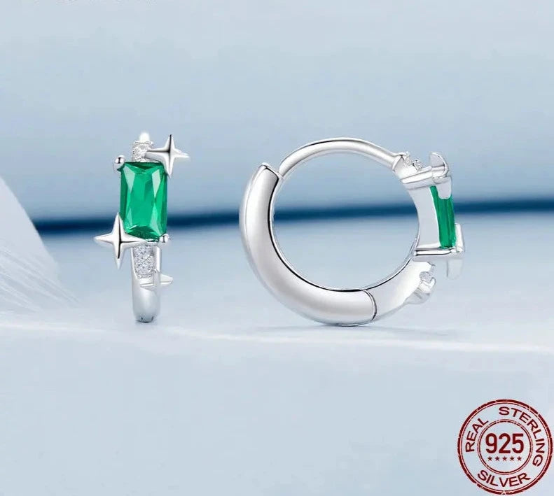 Exquisite Stars Huggie Hoop Earrings