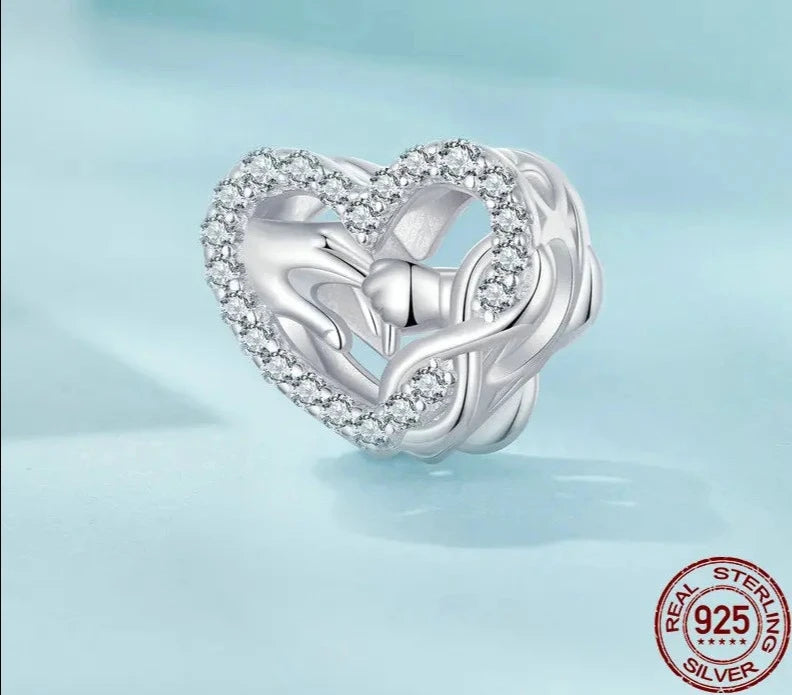 Classic Heart Shaped Infinite Love Charm