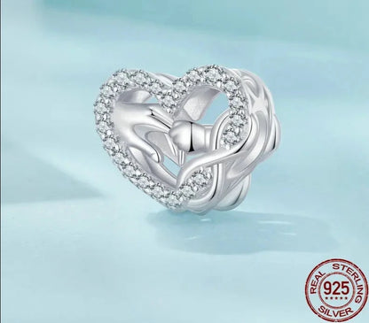 Classic Heart Shaped Infinite Love Charm