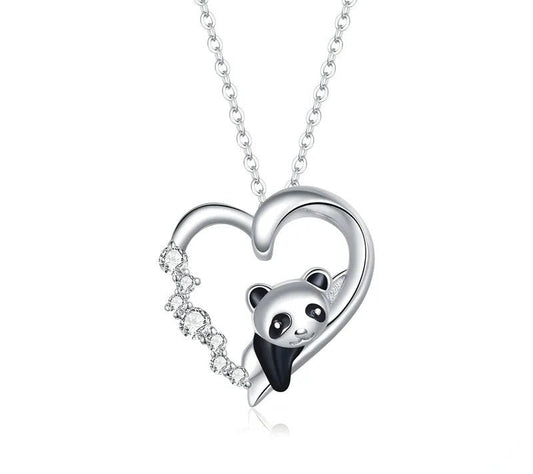 925 Silver Panda Necklace