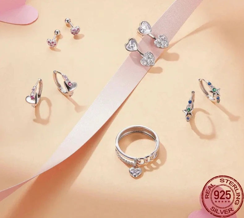 Double-layer Heart Ring