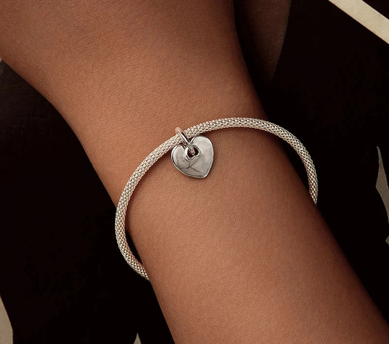 925 Sterling Silver Heart Charm