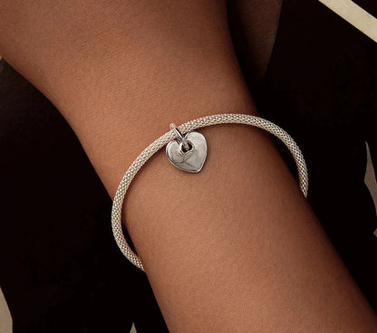 925 Sterling Silver Heart Charm