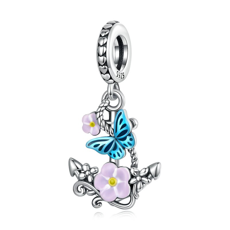 925 Sterling Silver Love Heart Charms - TEA LU SHOP