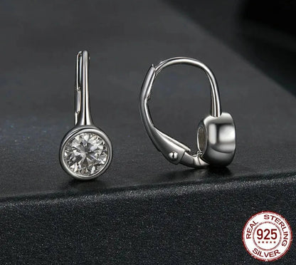 925 Sterling Silver Classic Hoop Earrings